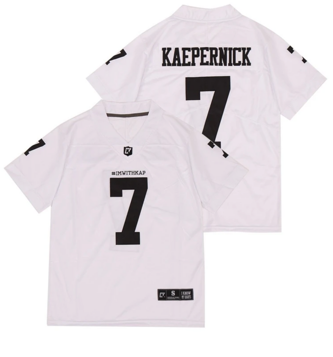 Colin Kaepernick sold '#IMWITHKAP' football jerseys