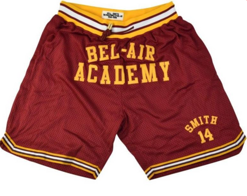 Will Smith X Bel Air Shorts (Maroon)