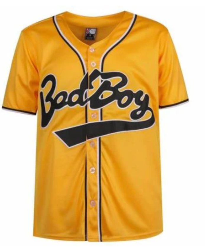 Biggie Smalls X Bad Boy Baseball Jersey (Yellow)