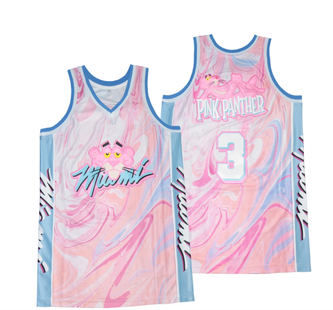Miami X Pink Panther Jersey (Black) – officialsportsjunkie